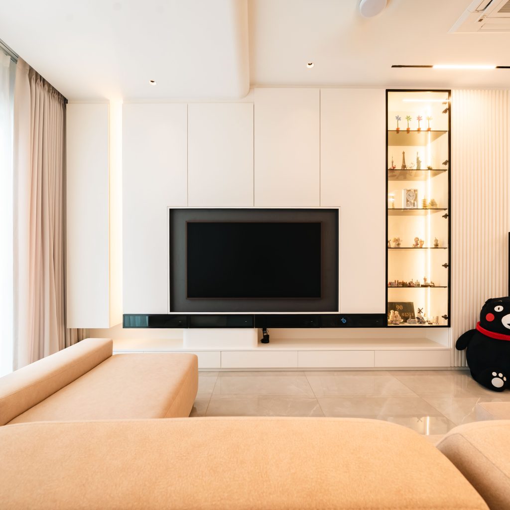 Completed interior at Nemesu Avenue
