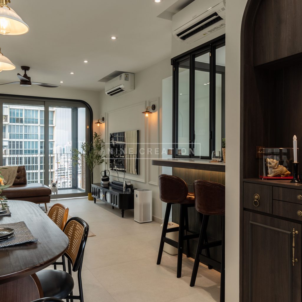 Completed interior at Sol Acres